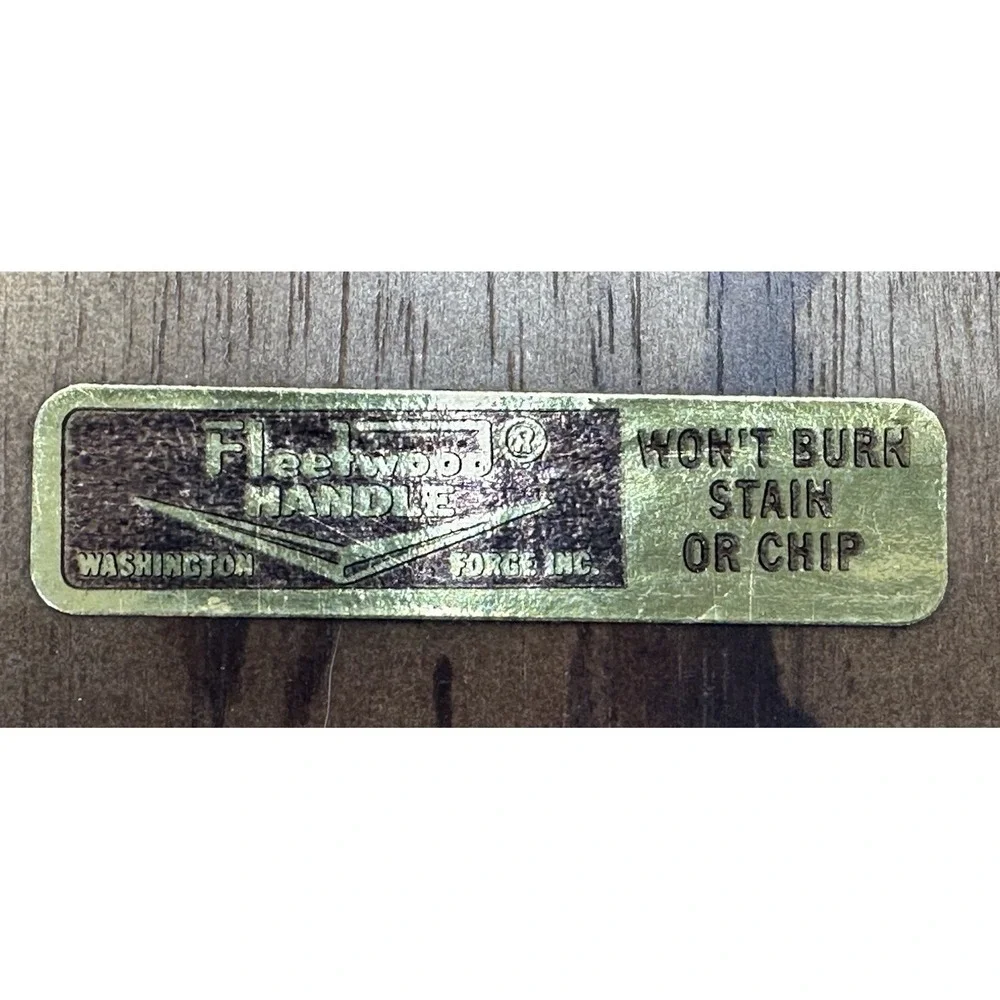 VTG Town & Country Washington Forge‎ Fleetwood Handle Serrated Knife Carving Set